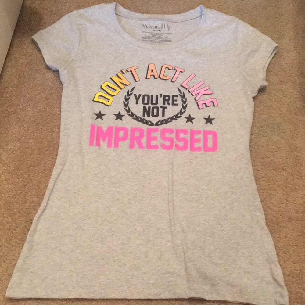 Grey graphic t-shirt